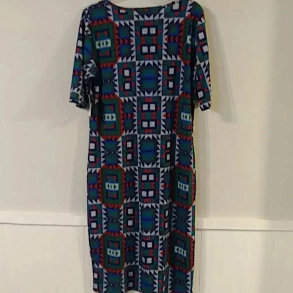 Lularoe Julia Print‎ dress, NWT - Picture 5 of 5